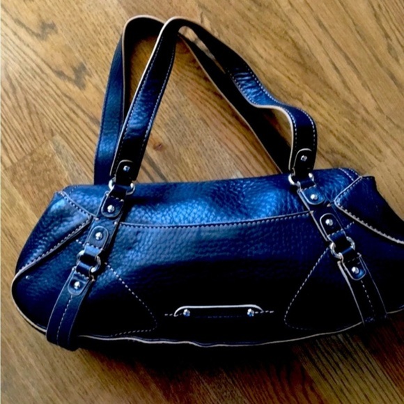 Cole Haan Black Village Leather Handbag FO5 satchel - with dust bag - Picture 4 of 7